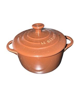 Le Creuset Brown Mini Round Cocotte with Lid